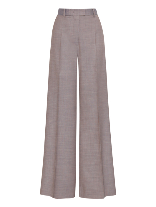 Sportmax Брюки из шерсти прямого кроя