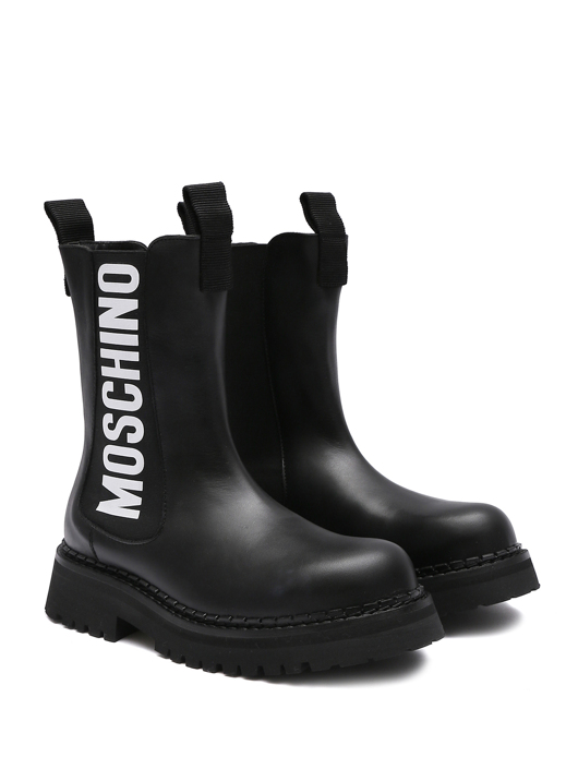 Moschino Высокие челси из кожи