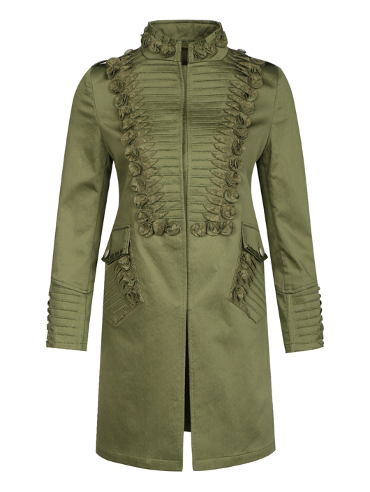 Ermanno Scervino Легкое пальто с декором
