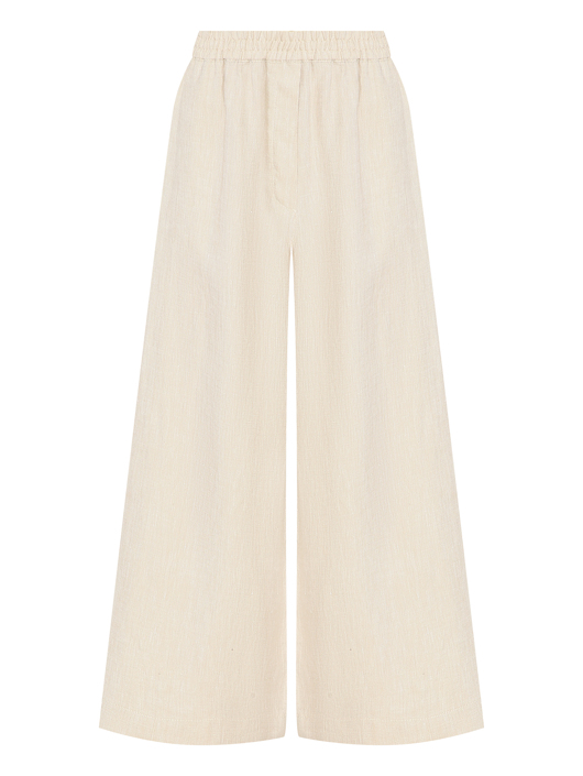 Weekend Max Mara Широкие брюки на резинке