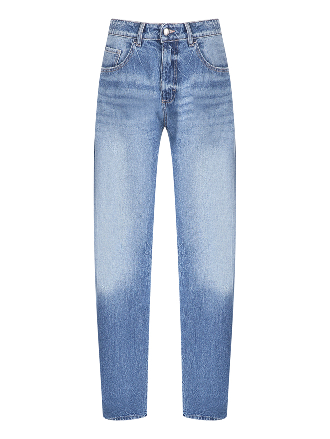 Icon Denim La Джинсы широкого кроя с эффектом потертости
