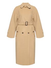 Weekend Max Mara Двубортное шерстяное пальто