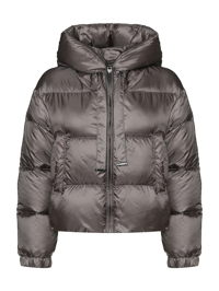 Max Mara Укороченный пуховик с капюшоном