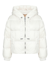 Max Mara Укороченный пуховик с капюшоном