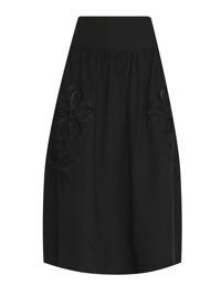 Moschino Boutique Юбка из хлопка с вышивкой