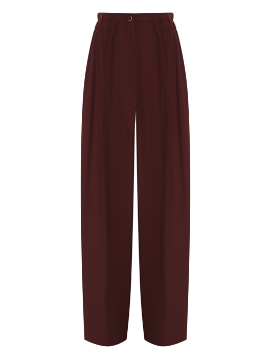Sportmax Широкие брюки с двойным поясом