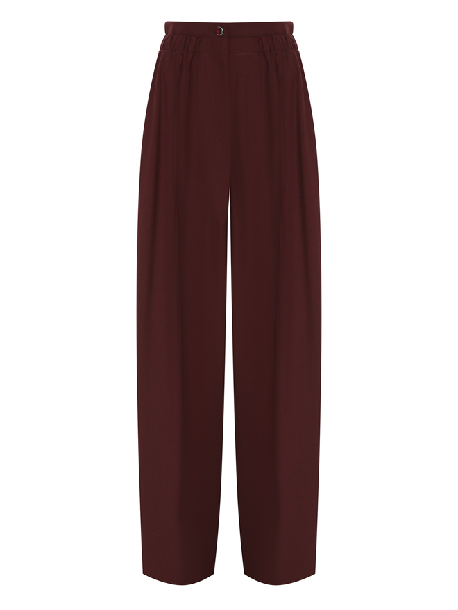 Sportmax Широкие брюки с двойным поясом