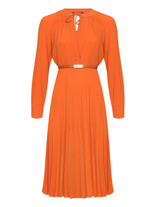 Max Mara Платье с юбкой плиссе