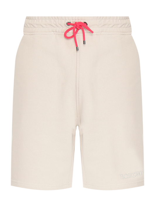 BOSCOBOSCO Трикотажные шорты из хлопка с карманами