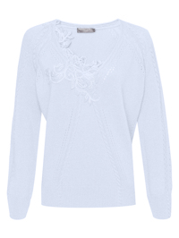 Ermanno Scervino Джемпер с кружевным декором
