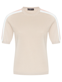 Lorena Antoniazzi Хлопковый джемпер с коротким рукавом
