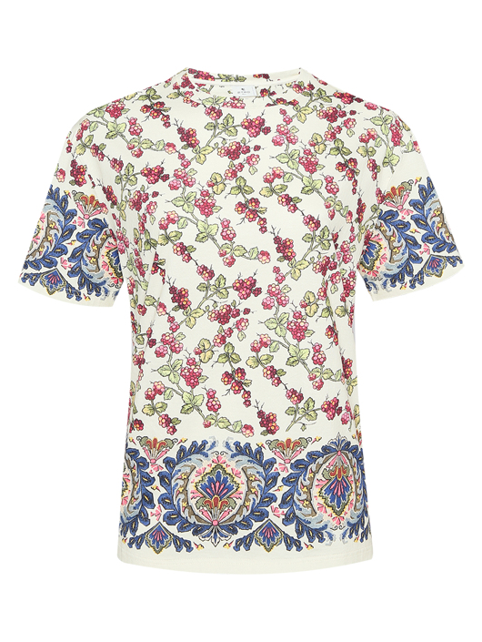 Etro Футболка из хлопка с узором