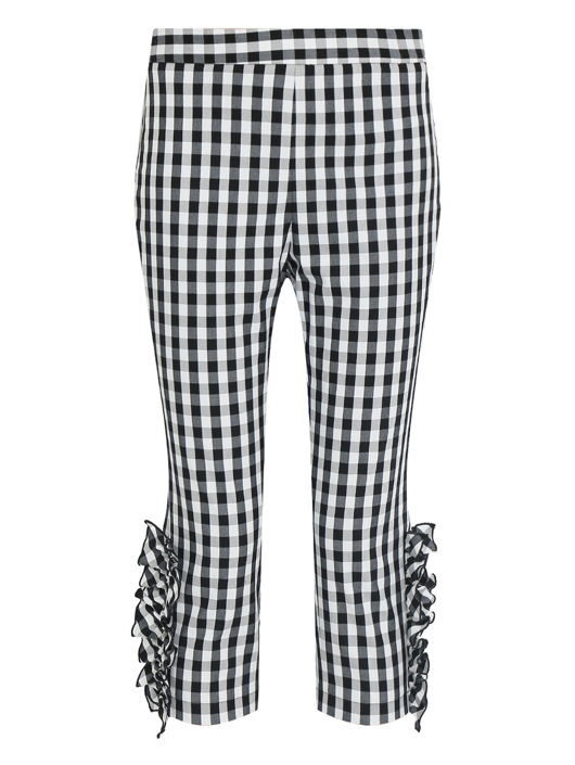 Moschino Boutique Брюки укороченные в клетку