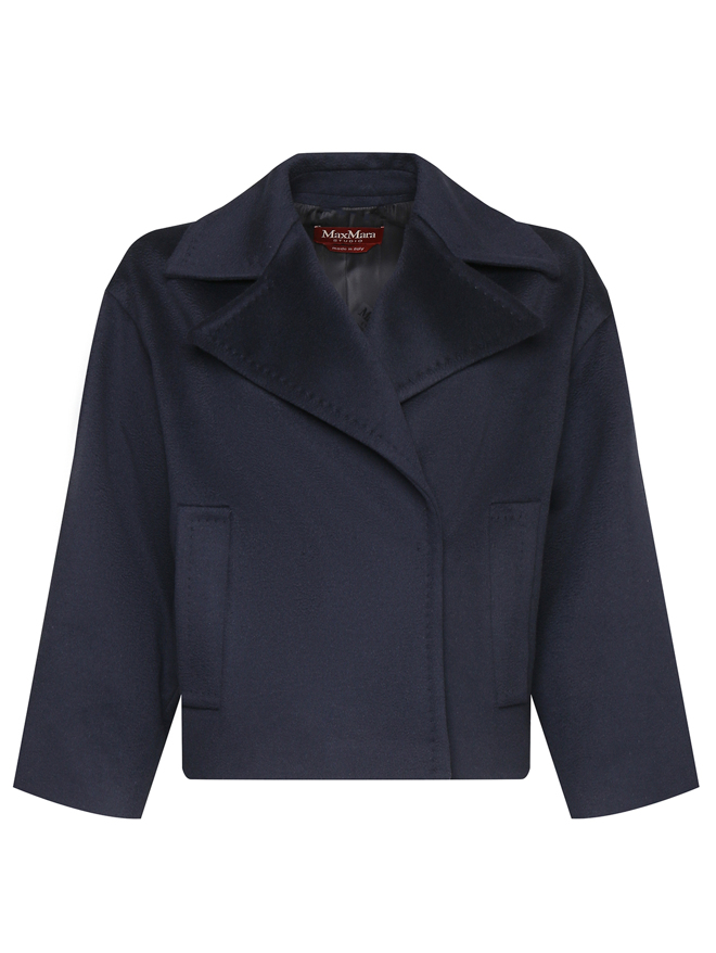 Max Mara Укороченное полупальто из шерсти