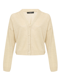 Weekend Max Mara Однотонный кардиган из льна