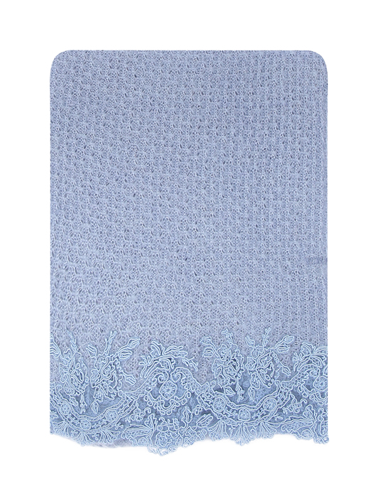 Ermanno Scervino Шаль с мохером и кружевом