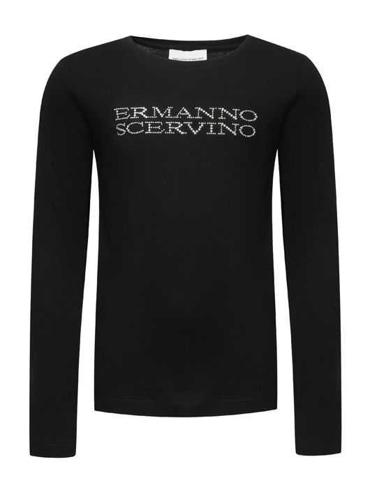 Ermanno Scervino Junior Футболка с длинным рукавом из хлопка