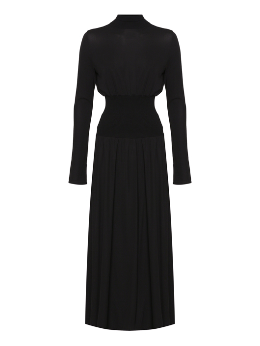 Sportmax Платье-макси с длинными рукавами