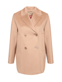 Max Mara Двубортное пальто из шерсти