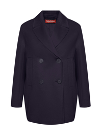 Max Mara Двубортное пальто из шерсти