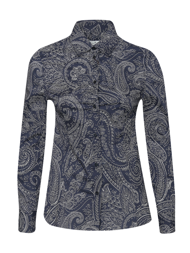 Etro Рубашка из хлопка с узором
