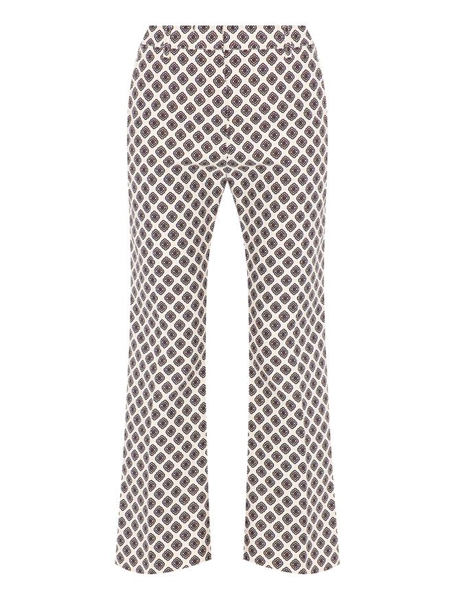 Weekend Max Mara Брюки из хлопка с узором