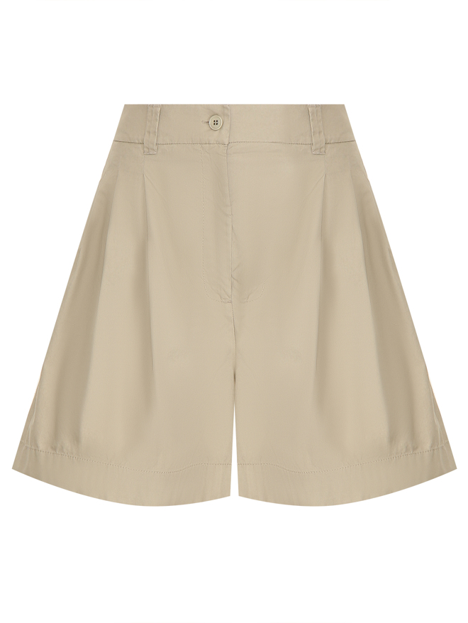 Weekend Max Mara Шорты из хлопка с защипами