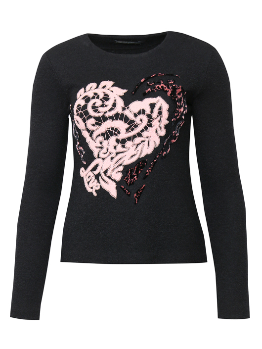 Ermanno Scervino Джемпер из шерсти, шелка и кашемира