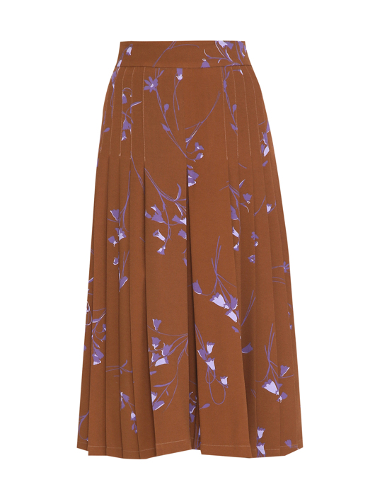 Max Mara Кюлоты с узором с карманами