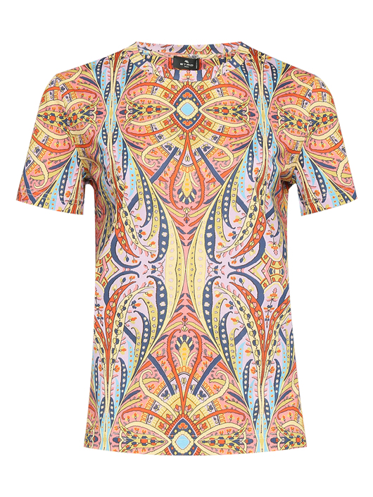 Etro Футболка из хлопка с узором