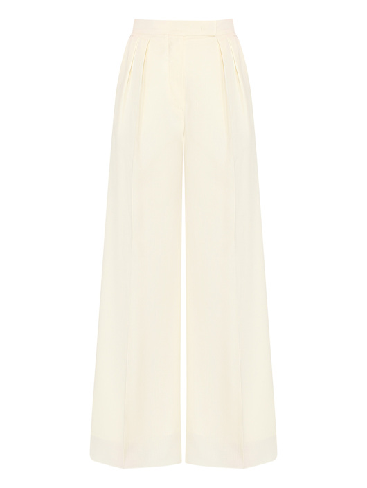 Max Mara Брюки из шерсти широкого кроя