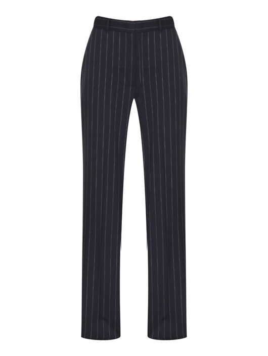 Max Mara Брюки из шерсти в полоску