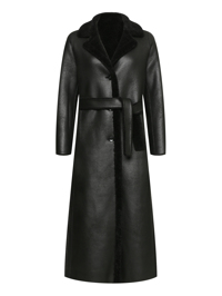 Forte Dei Marmi Couture Двусторонняя дубленка с поясом