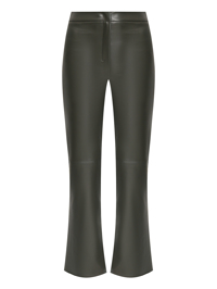 Max Mara Укороченные кожаные брюки