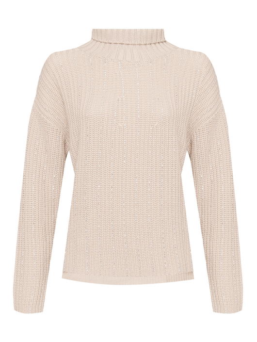 Allude Свитер из шерсти и кашемира декорированный стразами