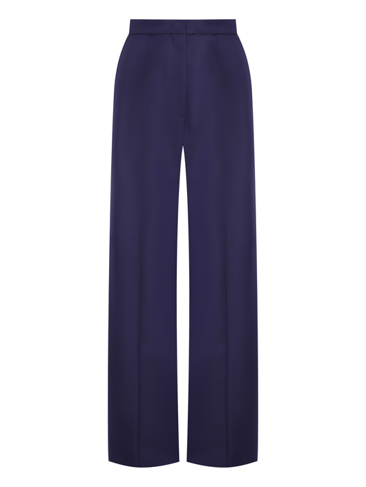 Sportmax Широкие брюки из сатиновой ткани