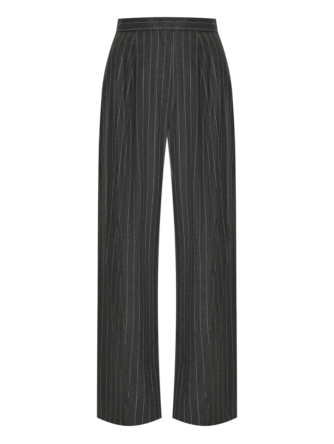 Sportmax Широкие брюки в тонкую полоску