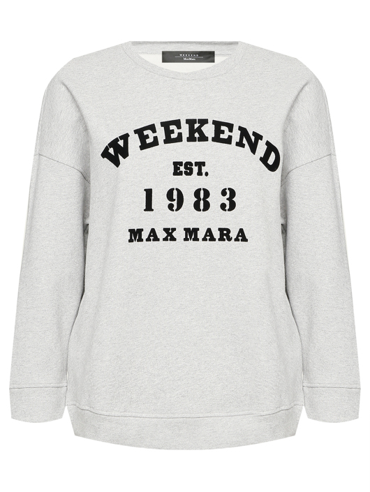 Weekend Max Mara Толстовка из хлопка с логотипом