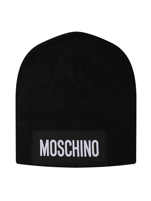 Moschino Шапка из смешанного кашемира с логотипом