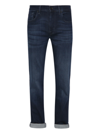 7 For All Mankind Джинсы из темного денима прямого кроя