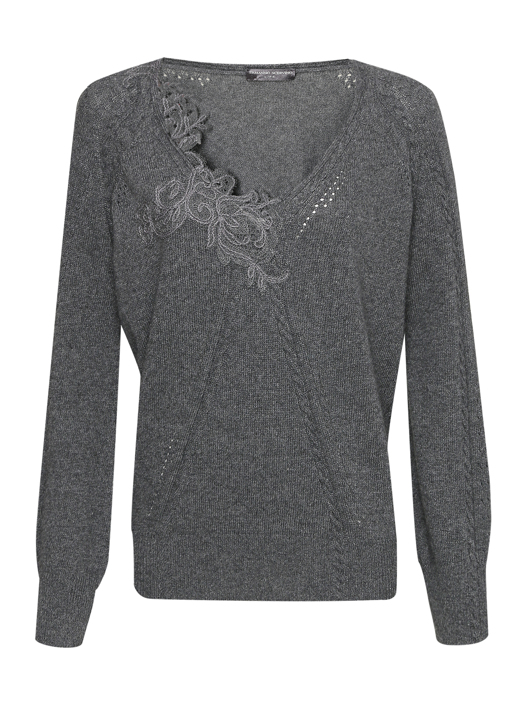 Ermanno Scervino Джемпер с кружевным декором