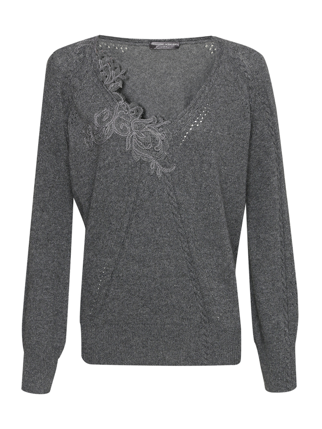 Ermanno Scervino Джемпер с кружевным декором