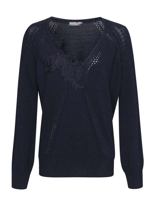 Ermanno Scervino Джемпер с кружевным декором