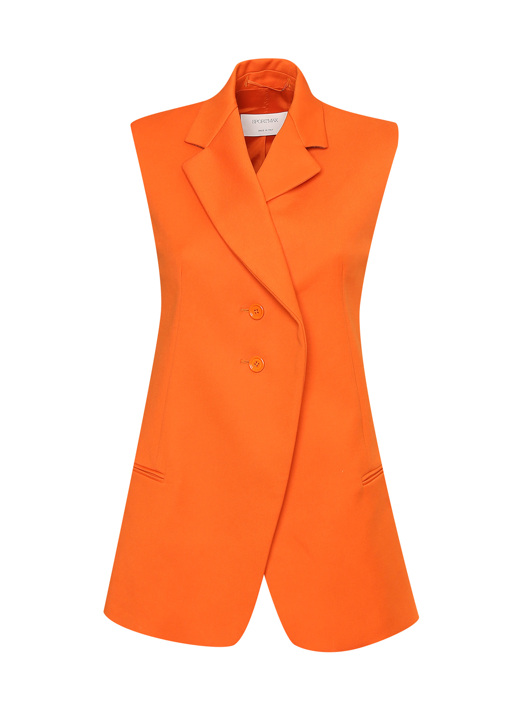 Sportmax Жилет из хлопка на пуговицах