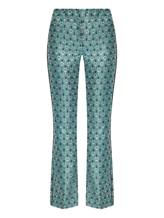 Weekend Max Mara Брюки-клеш с узором