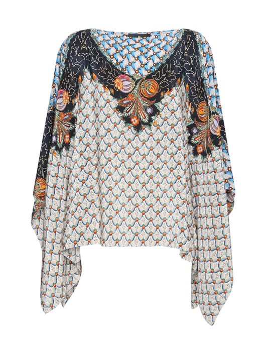 Etro Блуза из шелка с узором