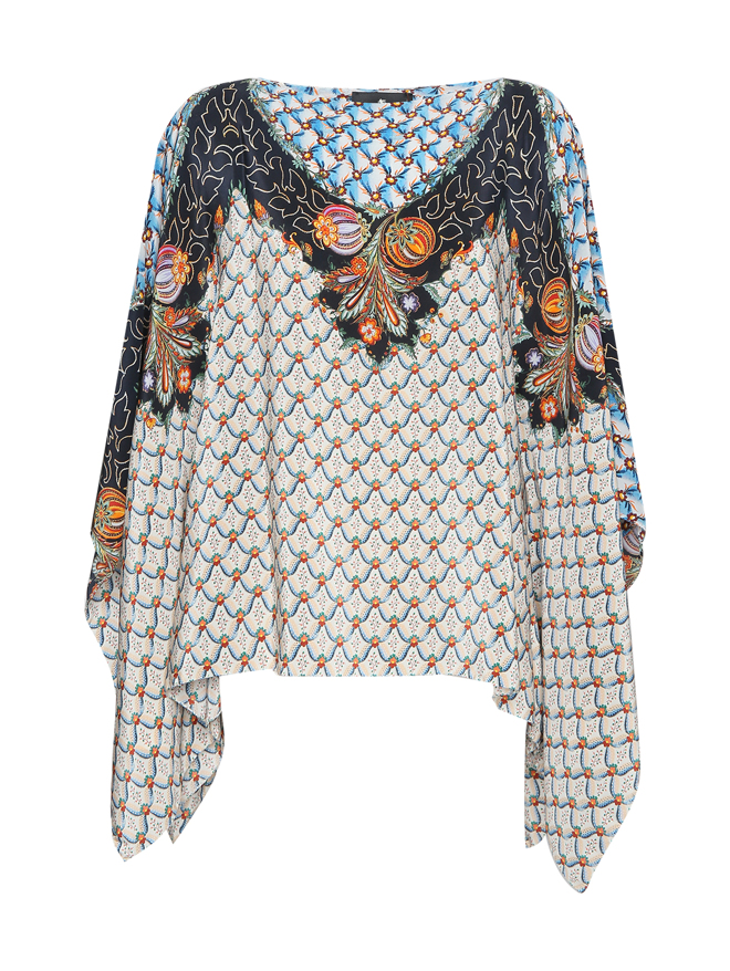 Etro Блуза из шелка с узором