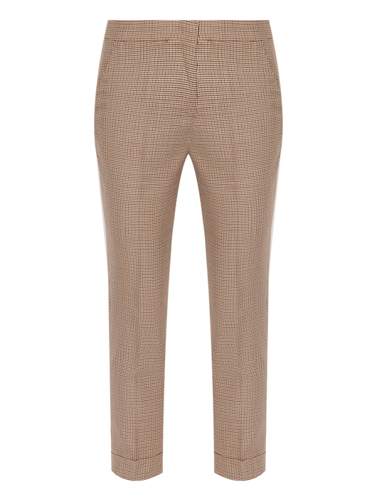 Etro Брюки из шерсти с узором