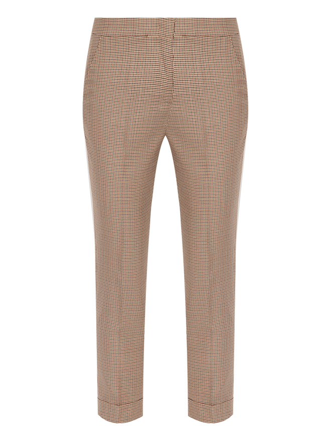 Etro Брюки из шерсти с узором
