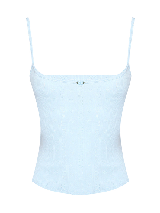 Frankies Bikinis Топ из хлопка на тонких бретелях